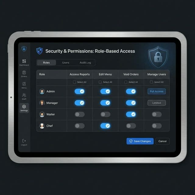 Role-Based Access Control Screenshot