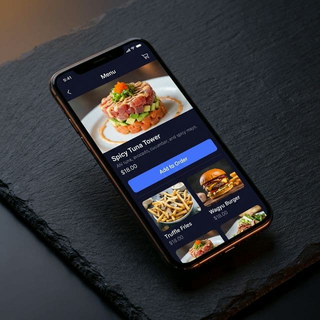 Smart QR Ordering Screenshot